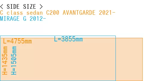 #C class sedan C200 AVANTGARDE 2021- + MIRAGE G 2012-